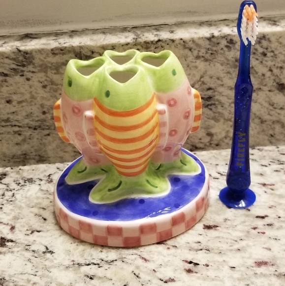 Bathroom Toothbrush Holder Fish - Picture 2 of 8